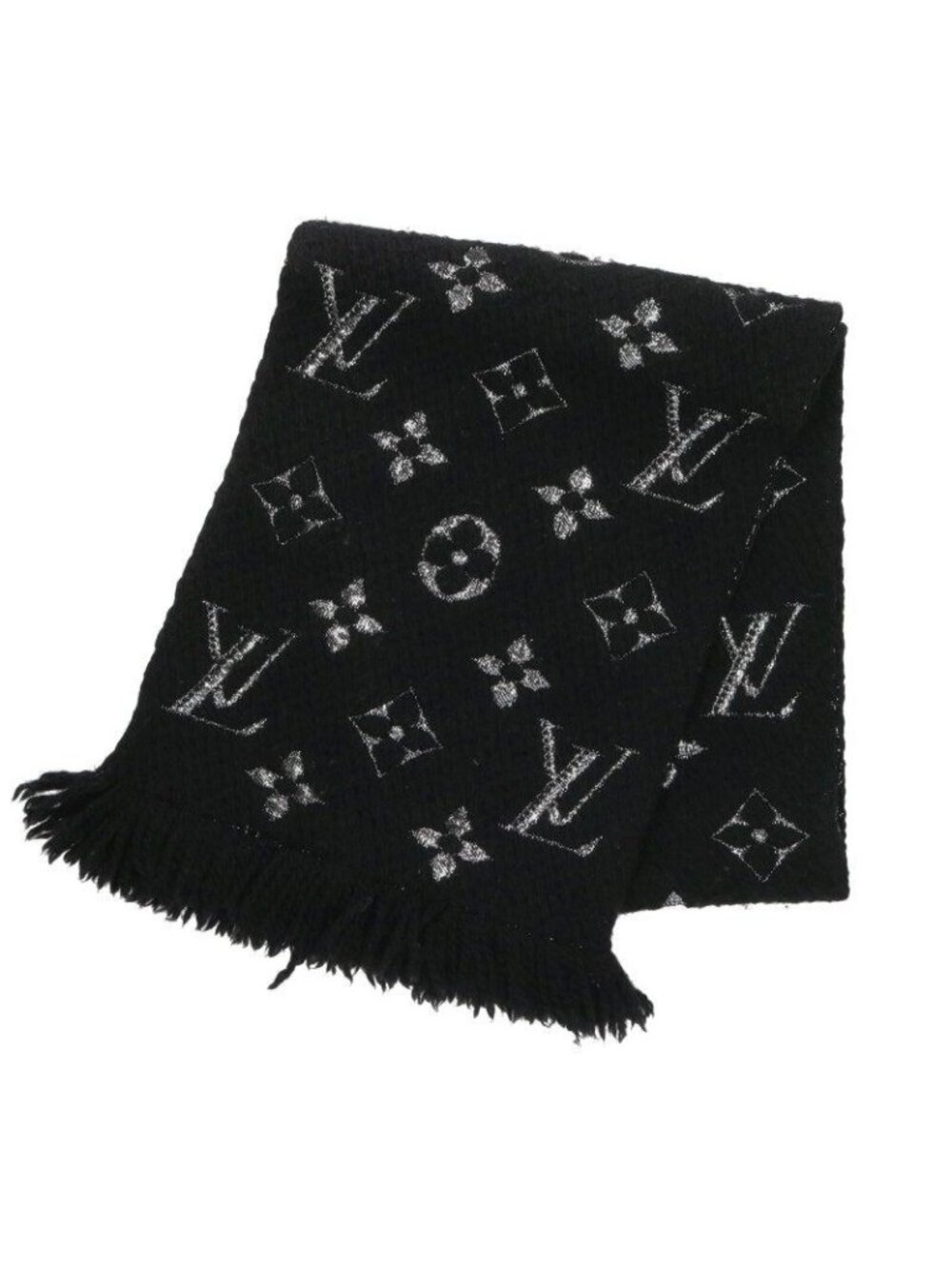 Louis Vuitton Echarpe Logo Mania Shine Monogram All Over Pattern Scarf - Picture 1 of 3
